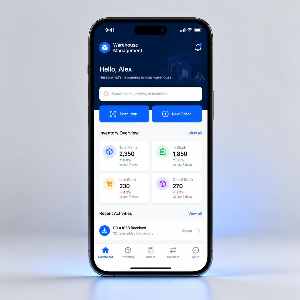 Ayvon mobile companion app shown on a smartphone